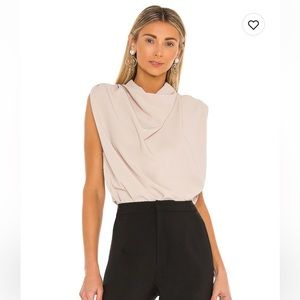 ASTR the Label Nude Bodysuit Blouse